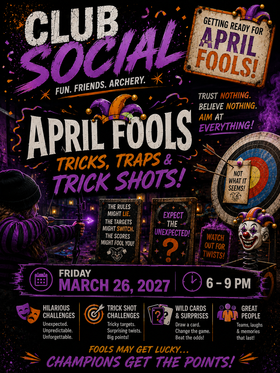 XQuest Social: April Fools March 26, 2027