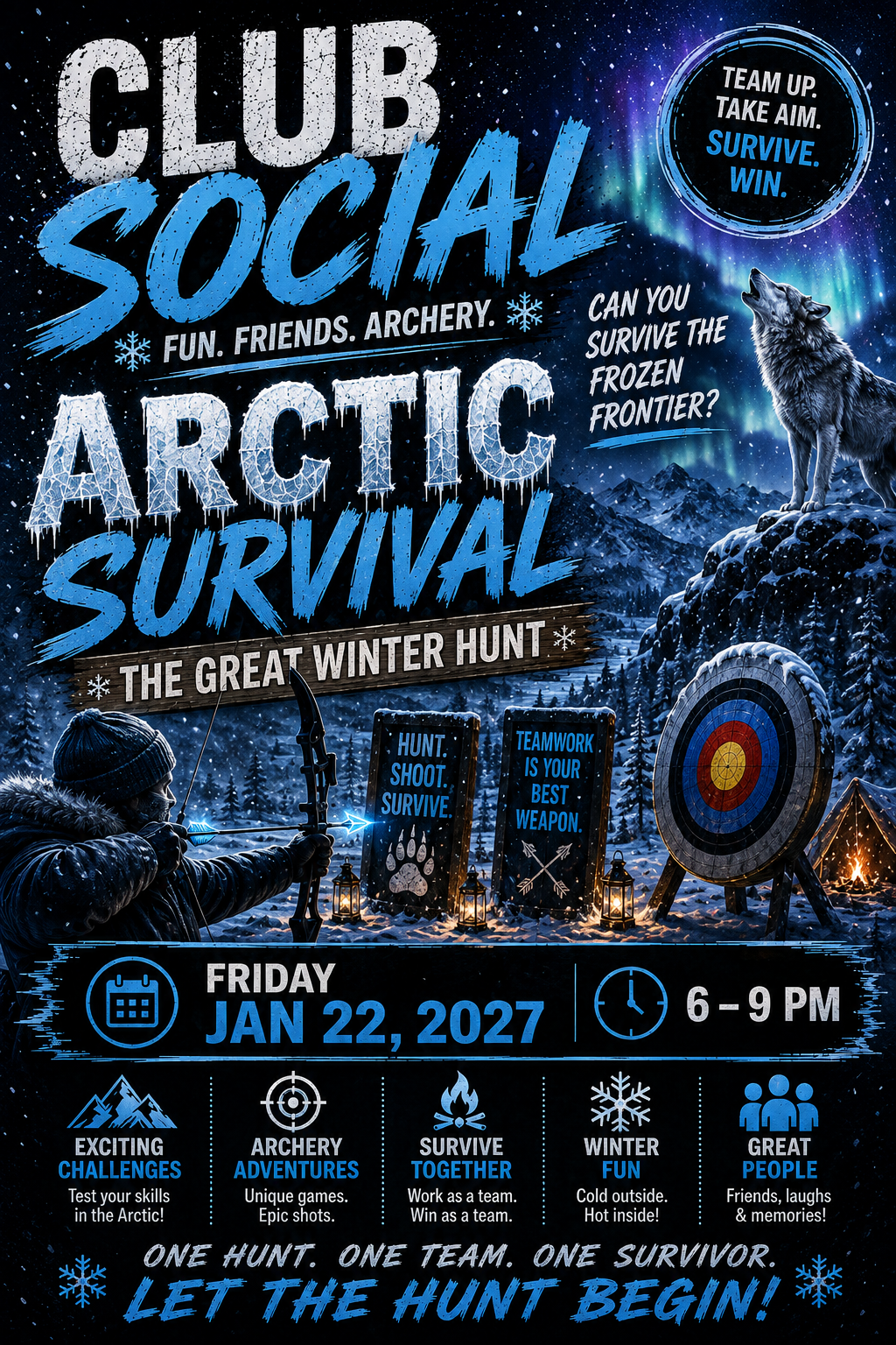 XQuest Social: Artic Survival Jan 22, 2027