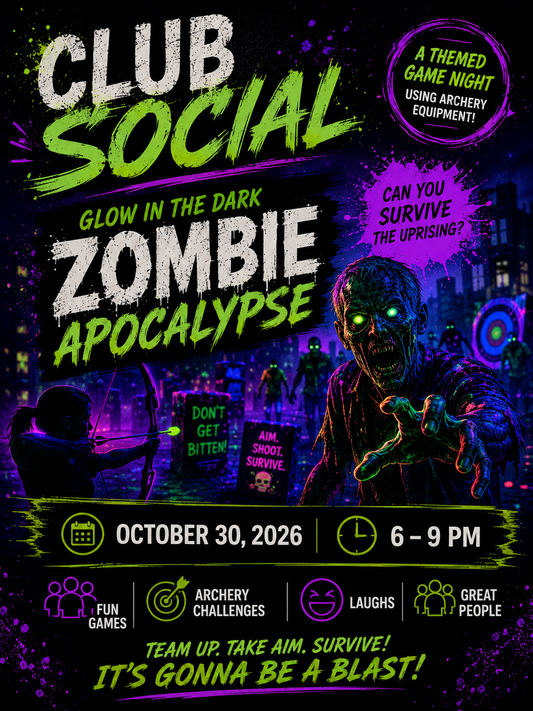 XQuest Social:  Glow in the Dark: Zombie Apocalypse Oct 30, 2026