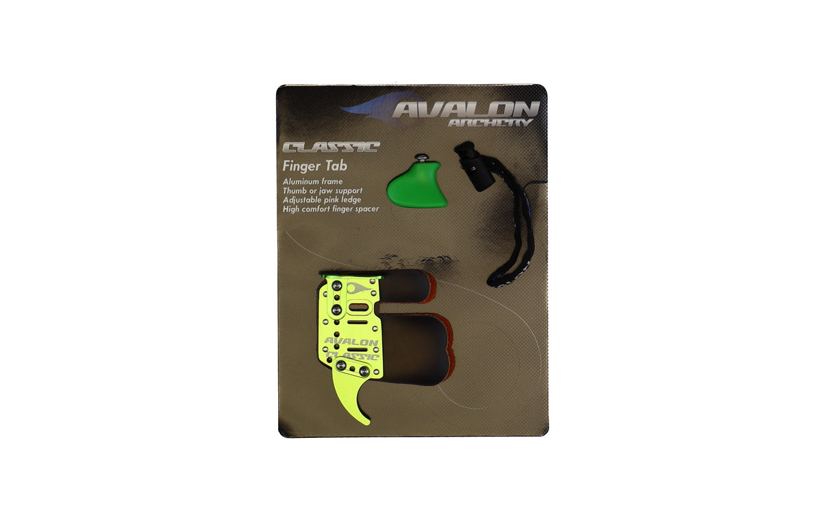 Avalon Classic Finger Tab With Shelf Xquest Archery