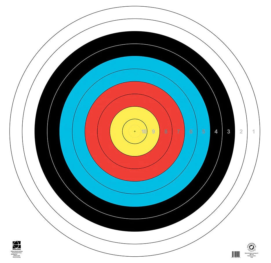 Maple Leaf World Archery Official Waterproof Target Face (60 cm)