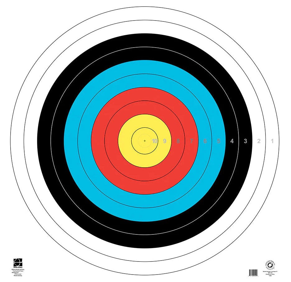 Maple Leaf World Archery Official Waterproof Target Face (80 cm ...
